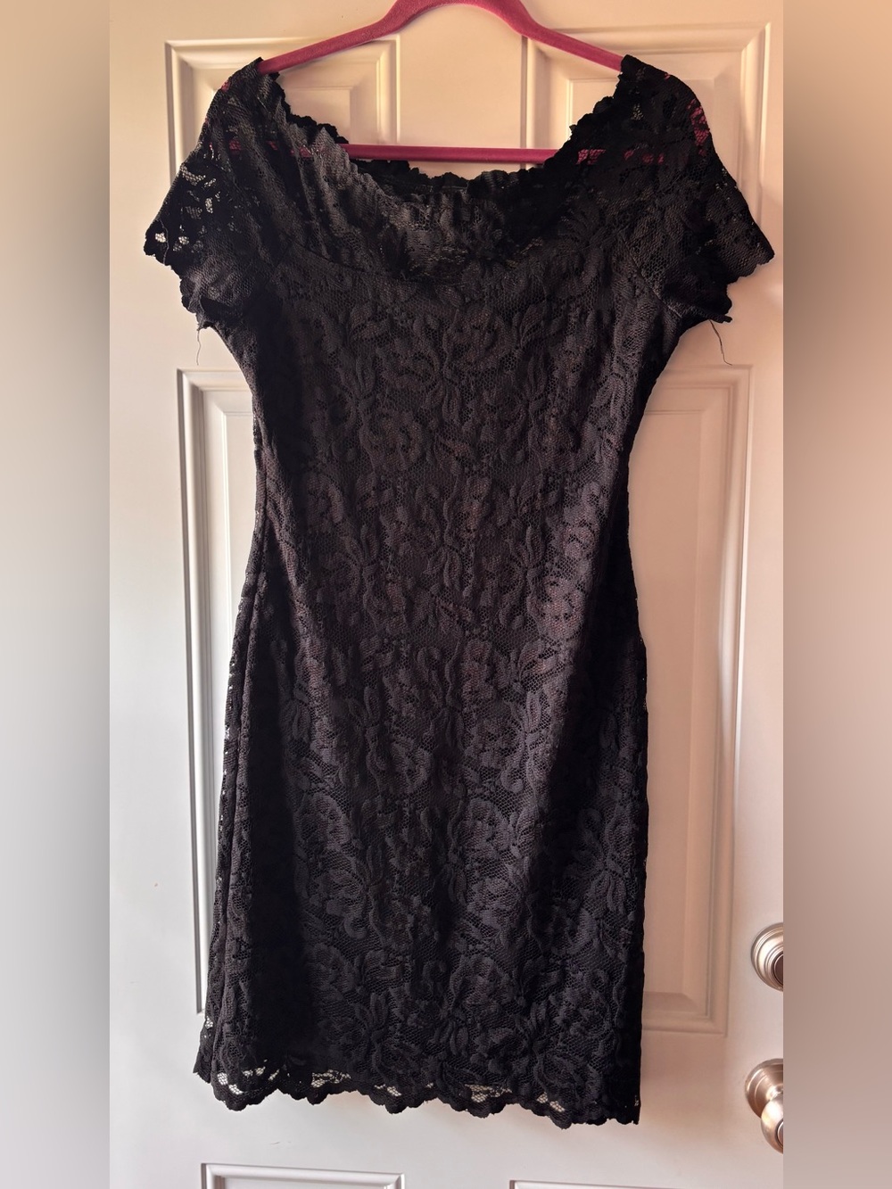 Boston Proper | Dresses | Boston Proper Black Off The Shoulder Lace Dress